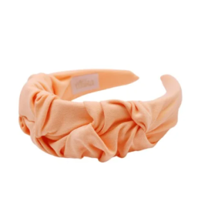 Ul&Ka Opaska dla dziewczynki Marszczulka Peach Fuzz