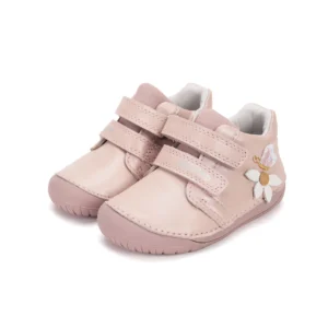 Buty dziewczęce skórzane barefoot D.D.Step S070-52656 Baby Pink różowe