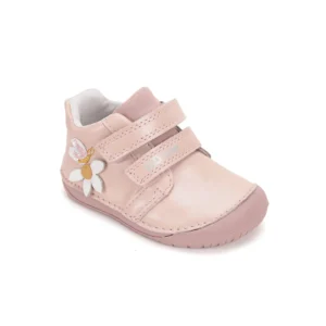Buty dziewczęce skórzane barefoot D.D.Step S070-52656 Baby Pink różowe