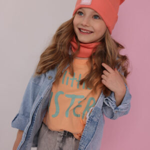 Czapka z kominem UL&KA Line Papaya