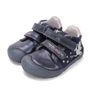 Półbuty skórzane D.D.Step barefoot S073-52165 Royal Blue