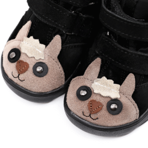 Trzewiki dziecięce MRUGAŁA NEKO Barefoot Alpaca Black Membrana Te-Por