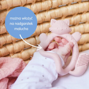 B.box Gryzak Lisek na rękę, Blush