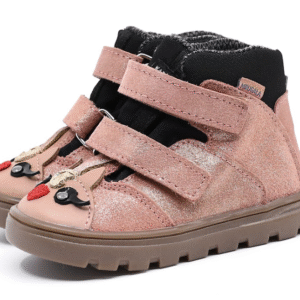Trzewiki dziecięce MRUGAŁA ANDY Pony rosa połysk Membrana TE-POR