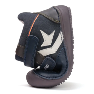 Trzewiki jesienne skórzane D.D.Step Barefoot A063-52159B Royal Blue – świecące w ciemności