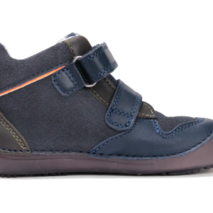Trzewiki jesienne skórzane D.D.Step Barefoot A063-52159B Royal Blue – świecące w ciemności