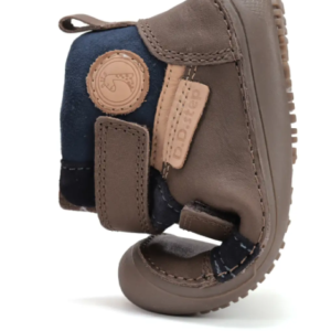 Trzewiki skórzane przejściowe D.D.Step Barefoot A063-52570B Chocolate