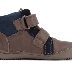 Trzewiki skórzane przejściowe D.D.Step Barefoot A063-52570B Chocolate
