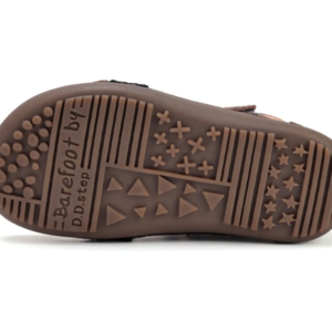 Trzewiki skórzane przejściowe D.D.Step Barefoot A063-52570B Chocolate