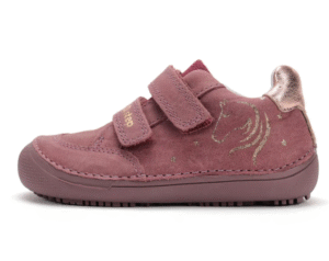 Półbuty skórzane D.D.Step barefoot S063-52564 Raspberry