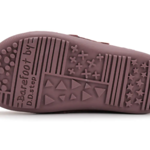 Półbuty skórzane D.D.Step barefoot S063-52564 Raspberry