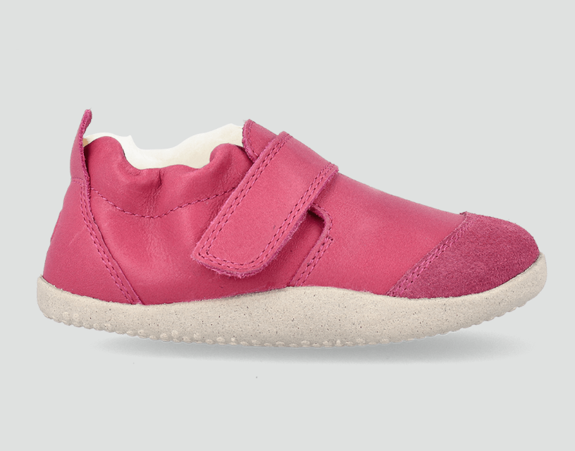 Buty do nauki chodzenia Bobux Marvel Arctic Cerise 500621 ocieplenia - obrazek 4