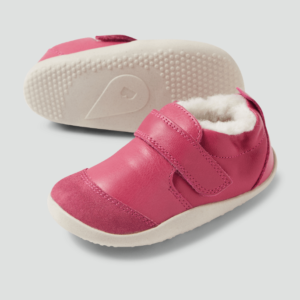 Buty do nauki chodzenia Bobux Marvel Arctic Cerise 500621 ocieplenia