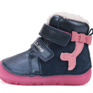 Trzewiki zimowe D.D.Step barefoot W073-52684 świecące w ciemności, ocieplane