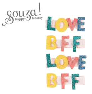 Souza! Spinki do włosów LOVE BFF 4 szt.