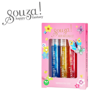 Souza! Brokatowa maskara tusz do włosów dla dzieci zestaw 3 kolory
