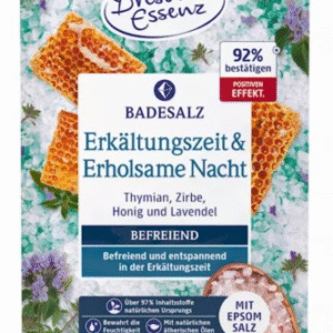 Dresdner Essenz CZAS PRZEZIĘBIENIA I SPOKOJNY SEN – sól do kąpieli z solą EPSOM 60g