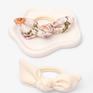 Ul&Ka 2-pak gumek z kokardką Bella