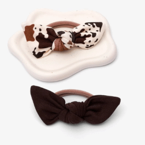 Ul&Ka 2-pak gumek z kokardką Krówka