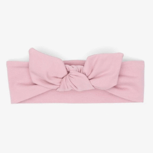 Ul&Ka Opaska z kokardką Pudrowa