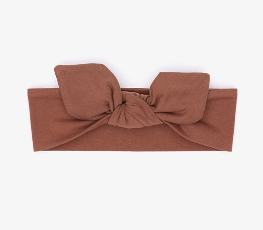 Ul&Ka Opaska z kokardką Karmel