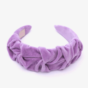 Ul&Ka Opaska dla dziewczynki Marszczulka Lilac Velvet
