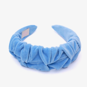 Ul&Ka Opaska dla dziewczynki Marszczulka Baby Blue Velvet
