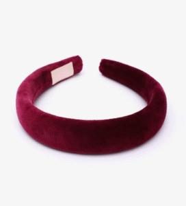 Ul&Ka Opaska dla dziewczynki Kajka Slim Bordo Velvet