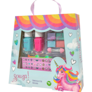 Souza! Kosmetyki do makijażu i stylizacji paznokci dla dzieci zestaw 4 el. Jednorożec