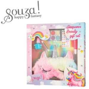 Souza! Kosmetyki do makijażu dla dzieci zestaw z maską do spania Jednorożec