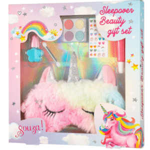 Souza! Kosmetyki do makijażu dla dzieci zestaw z maską do spania Jednorożec