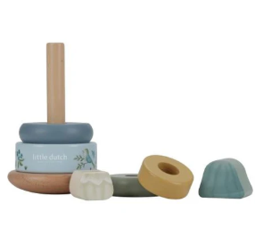 Little Dutch drewniana Piramida Forest Friends - obrazek 3