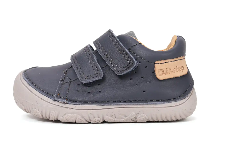 Półbuty skórzane D.D.Step Barefoot S073-61950BM Royal Blue