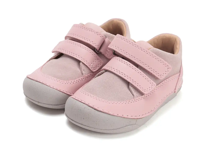 Półbuty skórzane D.D.Step Barefoot S108-61210CL Baby Pink - obrazek 7