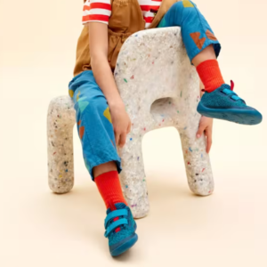 Sneakersy Barefoot Affenzahn Low Cut Knit Happy Shark