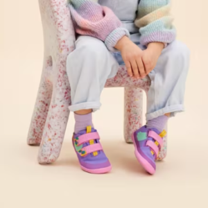 Sneakersy Barefoot Affenzahn Low Cut Cotton Lucky Creative Toucan