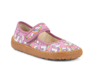 Kapcie Balerinki Froddo Barefoot Slippers G1700437-3 White/Pink