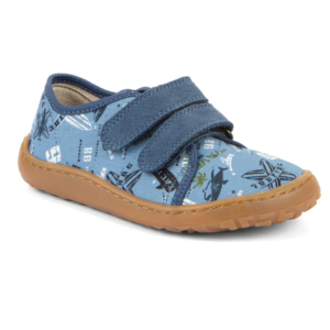 Kapcie Froddo Barefoot Canvas G1700440-6 Blue/Denim