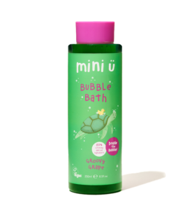 MINI U Naturalny bąbelkowy płyn do kąpieli winogrono 0+