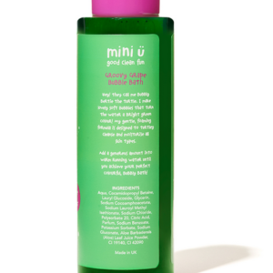 MINI U Naturalny bąbelkowy płyn do kąpieli winogrono 0+