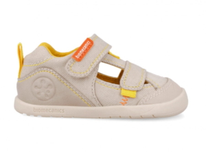 Sandały Biomecanics Barefoot 262191-C891 Beżowo żółte
