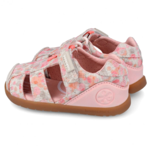 Sandały Biomecanics Barefoot 262193-A103 Róż Brokat