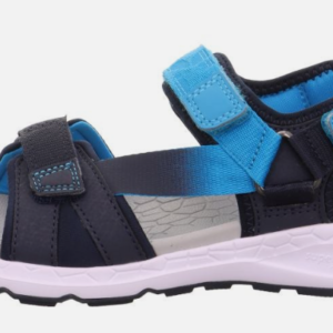Sandały Superfit 1-000580-8040 CRISS CROSS - Niebieski/Turkusowy