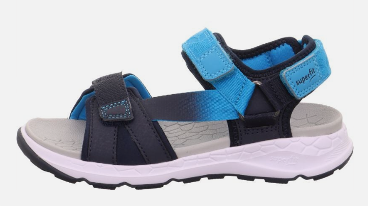 Sandały Superfit 1-000580-8040 CRISS CROSS - Niebieski/Turkusowy - obrazek 6