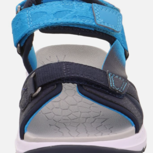 Sandały Superfit 1-000580-8040 CRISS CROSS - Niebieski/Turkusowy