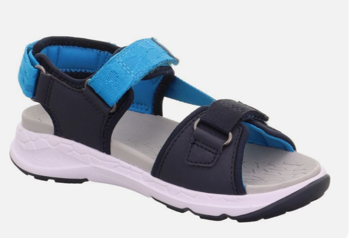 Sandały Superfit 1-000580-8040 CRISS CROSS - Niebieski/Turkusowy - obrazek 4
