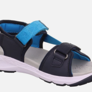 Sandały Superfit 1-000580-8040 CRISS CROSS – Niebieski/Turkusowy