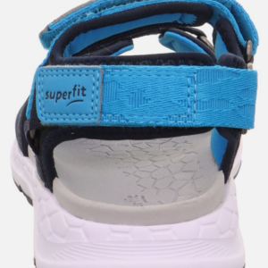 Sandały Superfit 1-000580-8040 CRISS CROSS - Niebieski/Turkusowy