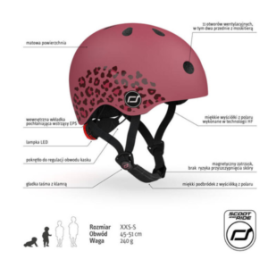 Scoot and Ride Kask XXS-S Wildcat