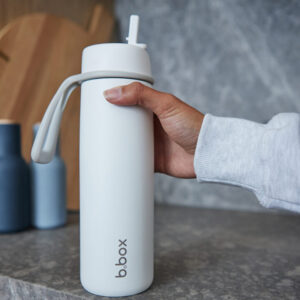 B.box Butelka termiczna z ustnikiem, 690 ml, White out